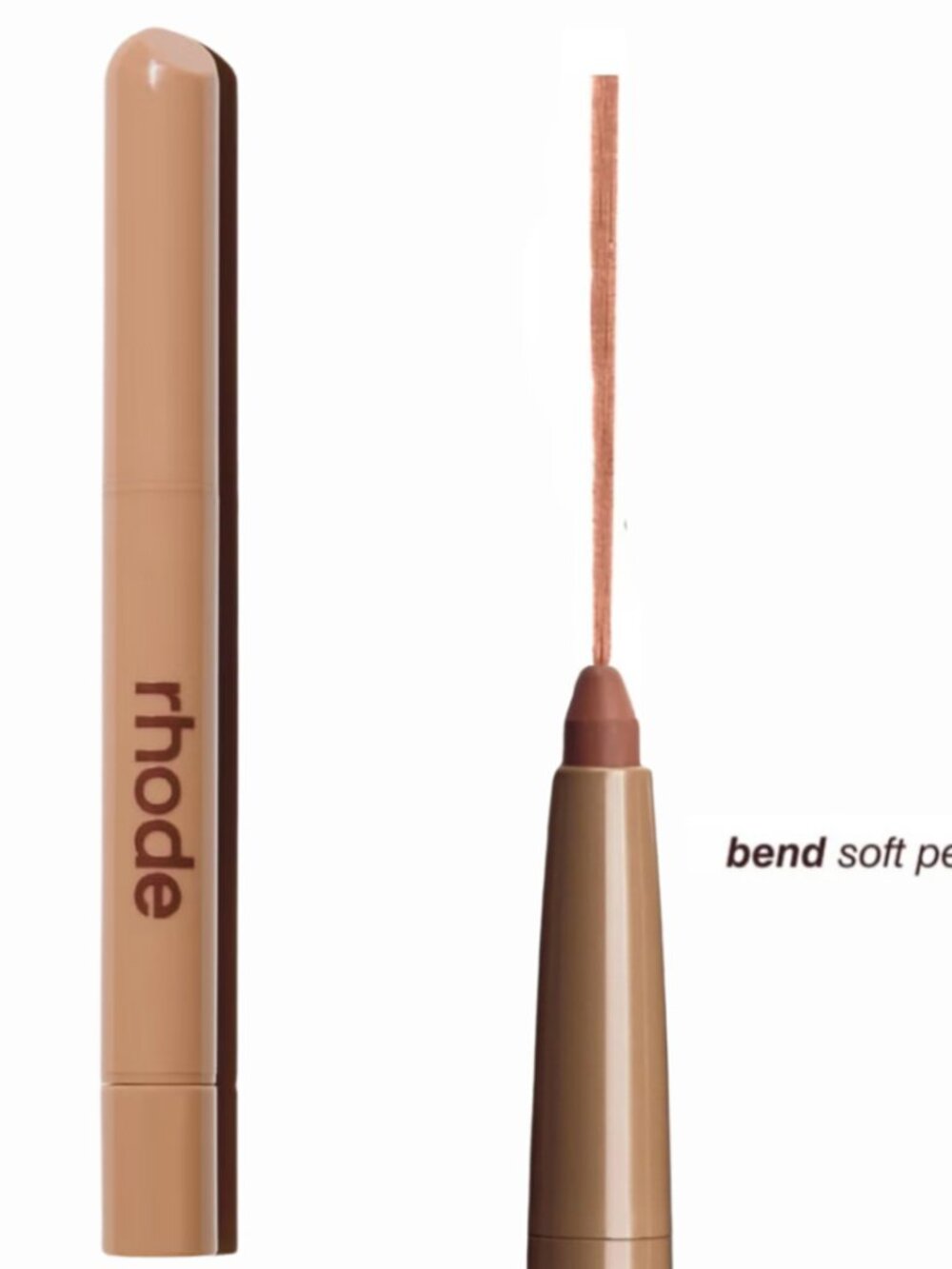 rhode skin peptide lip shape shaper in bend - new in box/unused - peachy beige
